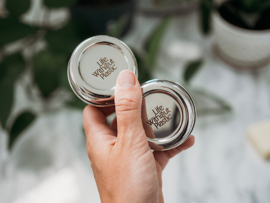 Stainless Steel Dip - Condiment  -Side Containers - Pack of Two