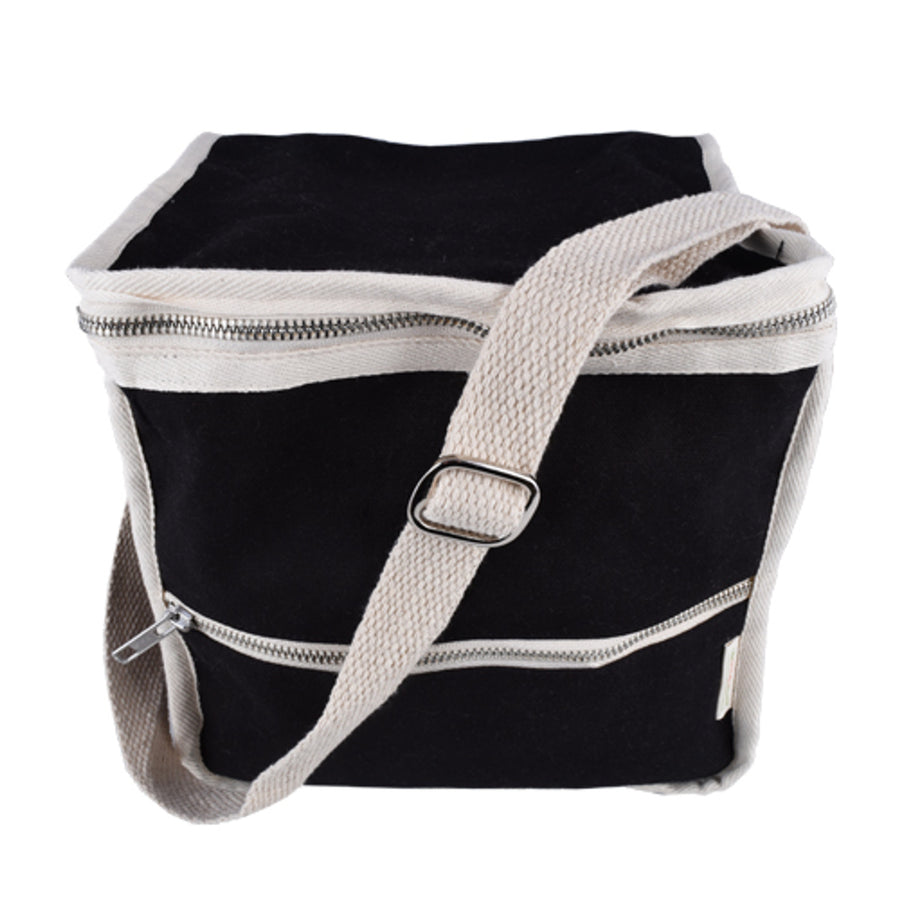 Plastic-Free Clean Lunch Bag - Square - Black