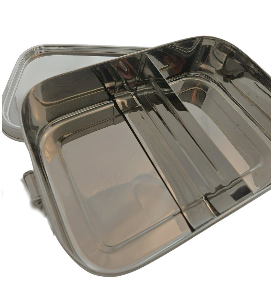 Stainless Steel Rectangular Food Storage Container - 1600 ml / 54 oz