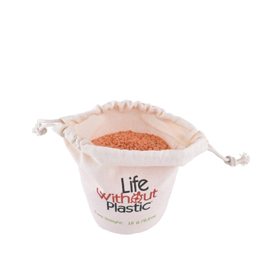 Organic Cotton Flat-Bottom Bulk Bag - Small