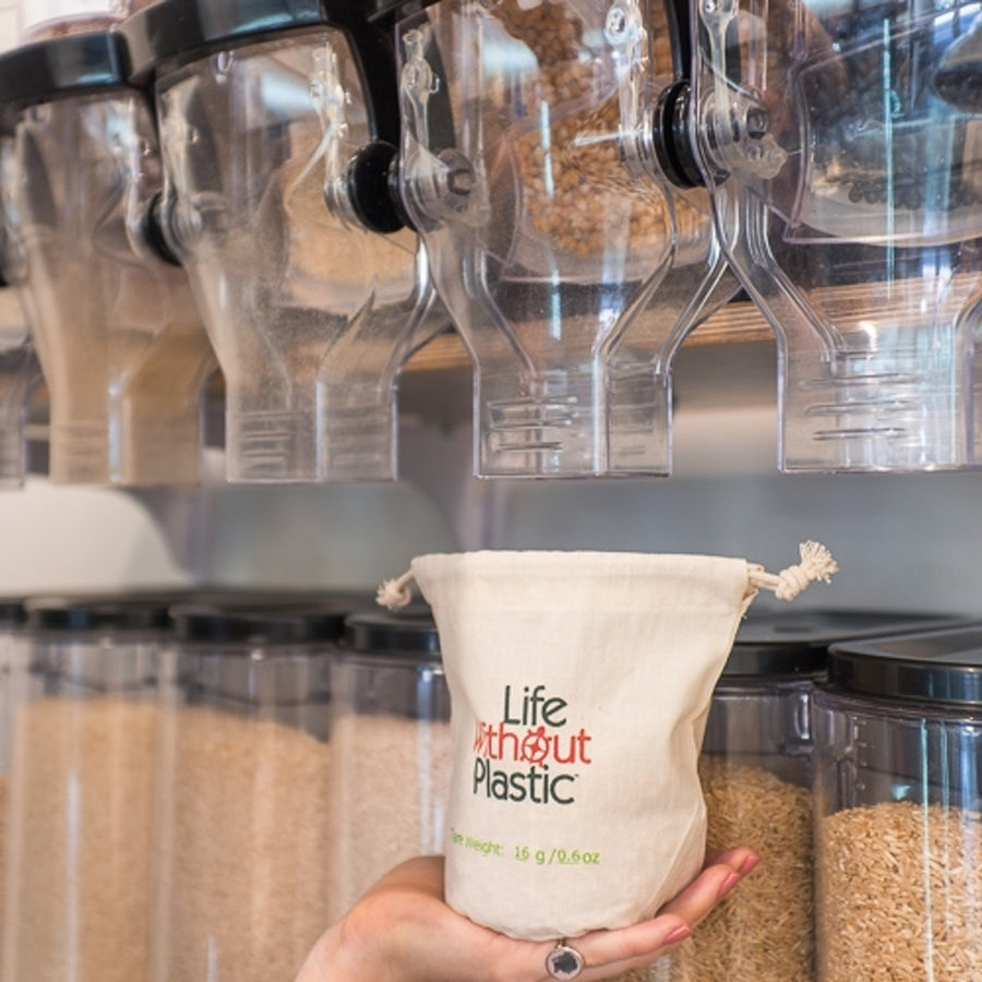 Organic Cotton Flat-Bottom Bulk Bag - Small