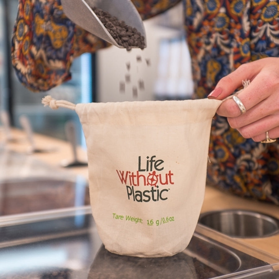 Organic Cotton Flat-Bottom Bulk Bag - Small