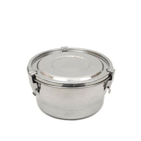 Stainless Steel Airtight Watertight Food Storage Container - 12 cm / 4.75 in